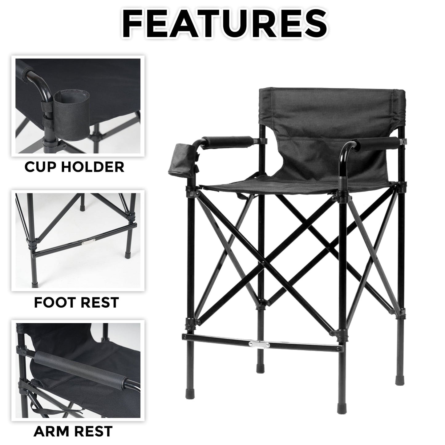 The Ultimate Makeup Chair Portable & Lightweight