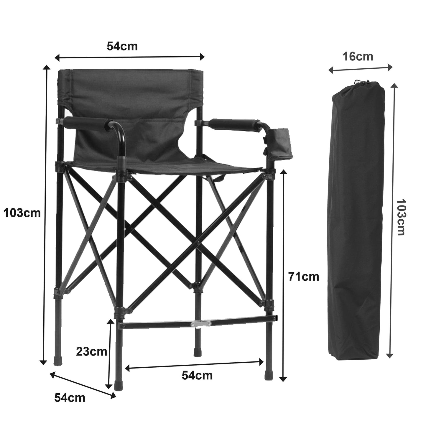 The PRO Makeup Chair Portable & Lightweight